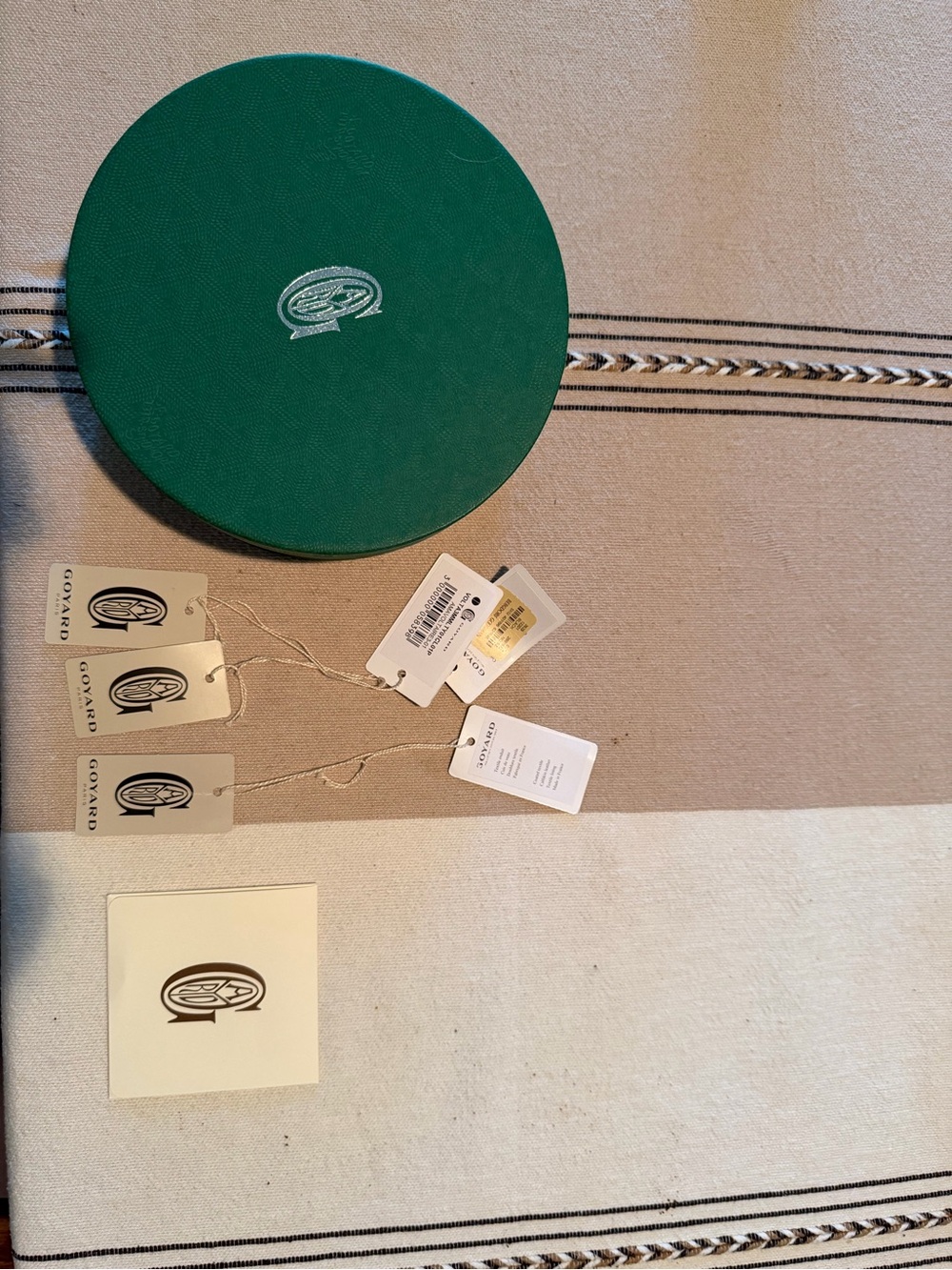 Goyard Emerald Green Round Shoulder strap or Belt
